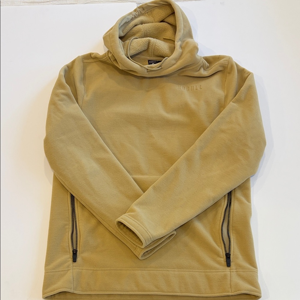 NOBULL Fleece Hoodie in Beige